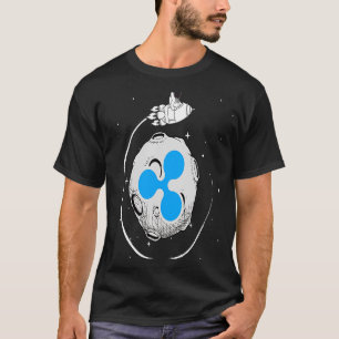 Cryptowährungs Talk Fun Ripple XRP ROCKET auf T-Shirt