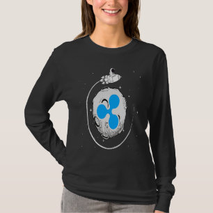 Cryptowährungs Talk Fun Ripple XRP ROCKET auf T-Shirt