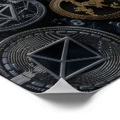 Cryptowährungshandbuch für Anfänger-Poster Poster (Ecke)