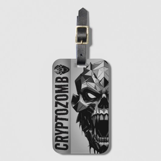 CRYPTOZOMB GEPÄCKANHÄNGER (Vorderseite Vertikal)
