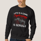 Cryptozoology Is Serious Cryptid Creature 1 Sweatshirt (Vorderseite)