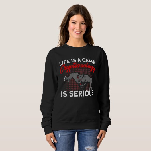 Cryptozoology Is Serious Cryptid Creature 1 Sweatshirt (Vorne ganz)