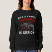 Cryptozoology Is Serious Cryptid Creature 1 Sweatshirt (Vorderseite)