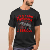 Cryptozoology Is Serious Cryptid Creature T-Shirt (Vorderseite)