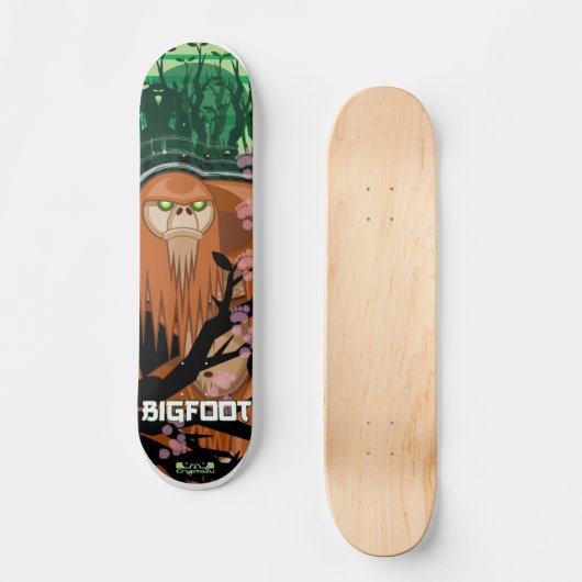 CryptoZu™ Bigfoot Plattform Skateboard (Vorderseite)