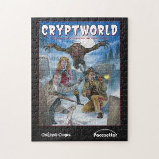 CRYPTWORLD Spiel-Abdeckung 10x14 Puzzlespiel Puzzle