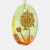 Crysanthemum Graphic Keramikornament (Links)