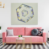 Crystal 2 leinwanddruck (Insitu (Wohnzimmer))