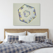 Crystal 2 leinwanddruck (Insitu (Schlafzimmer))