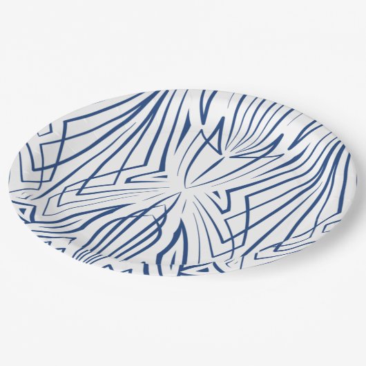 Crystal 3 pappteller (Schrägansicht)