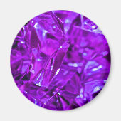 Crystal Amethyst Lila Gemstone Magnet (Vorne)