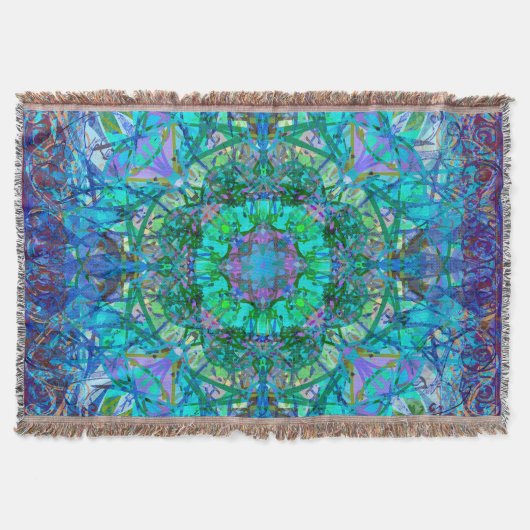 Crystal and Ice Celtic Tribal Mandala Decke (Vorderseite)