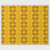 Crystal Angel auf geometrischem Papier Geschenkpapier (Flach)