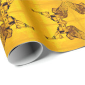 Crystal Angel auf geometrischem Papier Geschenkpapier (Rolleneckpunkt)