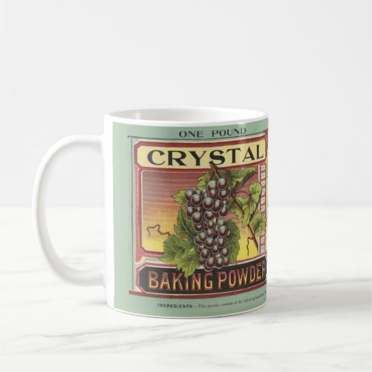 Crystal Baking Powder Tasse (Links)