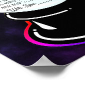 Crystal Ball Baby Predictions Game Poster (Ecke)