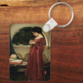 Crystal Ball by John William Waterhouse Schlüsselanhänger (Rückseite)