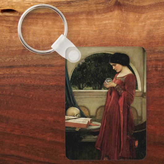 Crystal Ball by John William Waterhouse Schlüsselanhänger (Vorderseite)