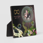 Crystal Ball Fantasy-Portrait Foto-Plakette Fotoplatte (Vorderseite)