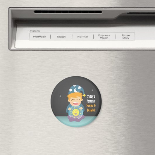 Crystal Ball Fortune Teller denken positiv Magnet (In Situ (Geschirrspüler))