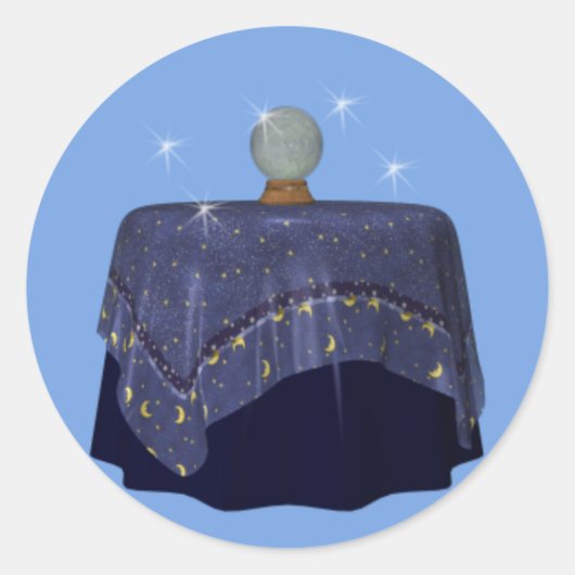 Crystal Ball Fortune Teller Psychische Sticker (Vorderseite)