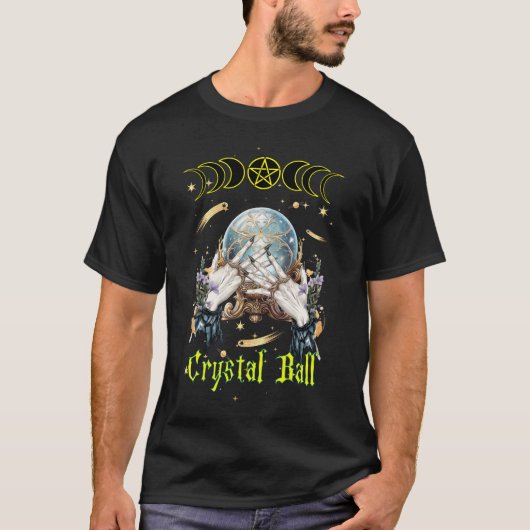 Crystal Ball Fortune Teller T-Shirt (Vorderseite)