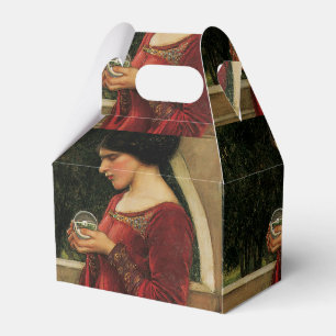 Crystal Ball Frau Waterhouse Malerei Geschenkschachtel