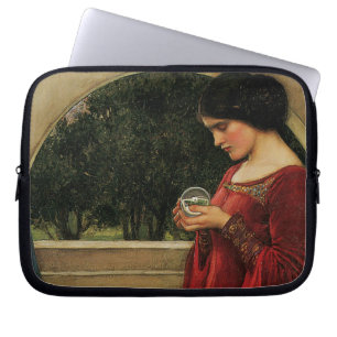 Crystal Ball Frau Waterhouse Malerei Laptopschutzhülle