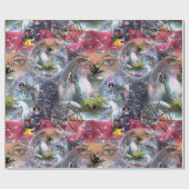 Crystal Ball Halloween Hexe Geschenkpapier (Flach)