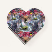 Crystal Ball Halloween Hexe Notizblock (Vorderseite)