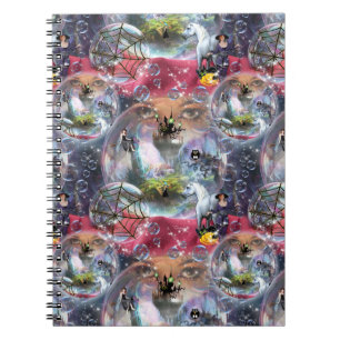 Crystal Ball Halloween Hexe Notizblock