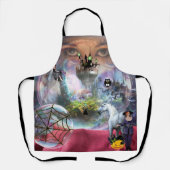 Crystal Ball Halloween Hexe Schürze (Vorderseite)