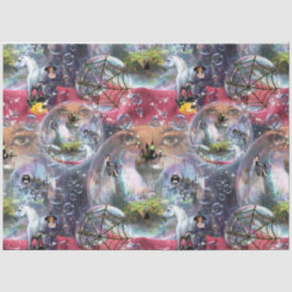 Crystal Ball Halloween Hexe Seidenpapier