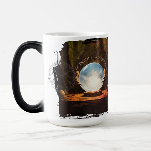 Crystal Ball Halloween Magic-Morphing-Tasse Verwandlungstasse (Links)