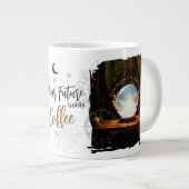 Crystal Ball Halloween Riesenkaffee-Tasse Jumbo-Tasse (Vorderseite Rechts)