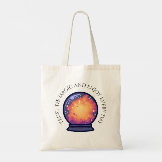Crystal Ball Halloween Tote Bag Tragetasche (Rückseite)