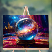 Crystal Ball - Ich sehe ein kosmisches Ereignis in Acrylschild (Neutral)