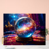 Crystal Ball - Ich sehe ein kosmisches Ereignis in Acrylschild (Hochzeit)