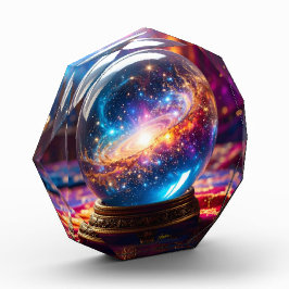 Crystal Ball - Ich sehe ein kosmisches Ereignis in Fotoblock
