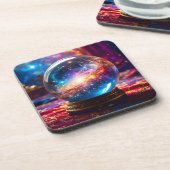 Crystal Ball - Ich sehe ein kosmisches Ereignis in Getränkeuntersetzer (Linke Seite)