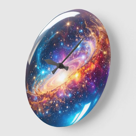 Crystal Ball - Ich sehe ein kosmisches Ereignis in Große Wanduhr (Winkel)