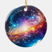 Crystal Ball - Ich sehe ein kosmisches Ereignis in Keramik Ornament (Vorne)