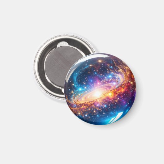 Crystal Ball - Ich sehe ein kosmisches Ereignis in Magnet (Vorderseite/Rückseite)