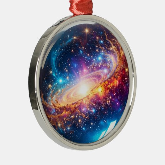 Crystal Ball - Ich sehe ein kosmisches Ereignis in Ornament Aus Metall (Rechts)