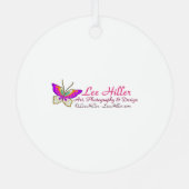 Crystal Ball - Ich sehe ein kosmisches Ereignis in Ornament Aus Metall (Rückseite)