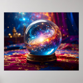 Crystal Ball - Ich sehe ein kosmisches Ereignis in Poster
