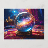 Crystal Ball - Ich sehe ein kosmisches Ereignis in Postkarte (Vorderseite)