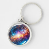 Crystal Ball - Ich sehe ein kosmisches Ereignis in Schlüsselanhänger (Vorne)
