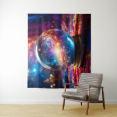 Crystal Ball - Ich sehe ein kosmisches Ereignis in Wandteppich (Beispiel)