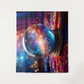 Crystal Ball - Ich sehe ein kosmisches Ereignis in Wandteppich (Vorderseite)